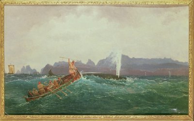 Una escena de caza de ballenas de Cornelius Krieghoff